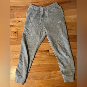 Grey Nike Joggers; slightly worn but very good condition